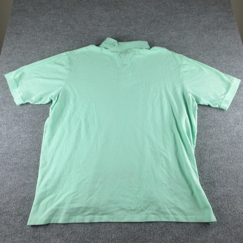 Polo Ralph Lauren Polo Shirt Mens 3XLT Green Short Sleeve Cotton Pony Logo Tall